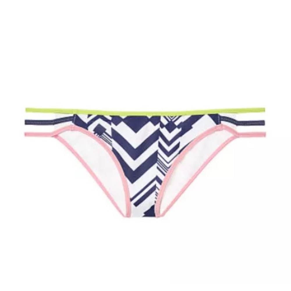 Victorias Secret Strappy Geometric Bikini Bottom L